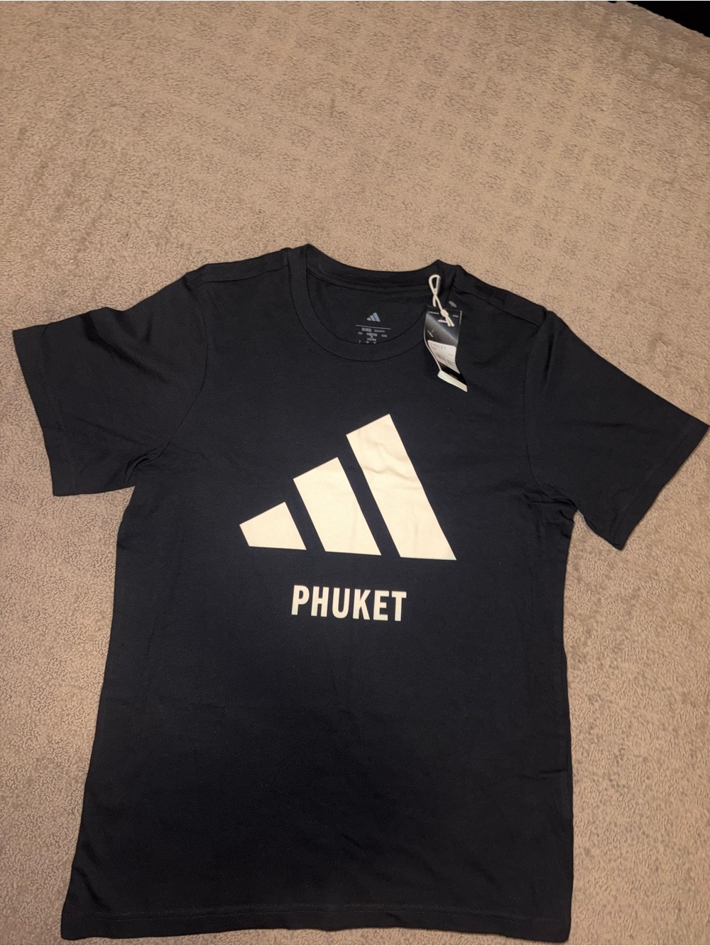 adidas Black Phuket Logo Short Sleeve Tee